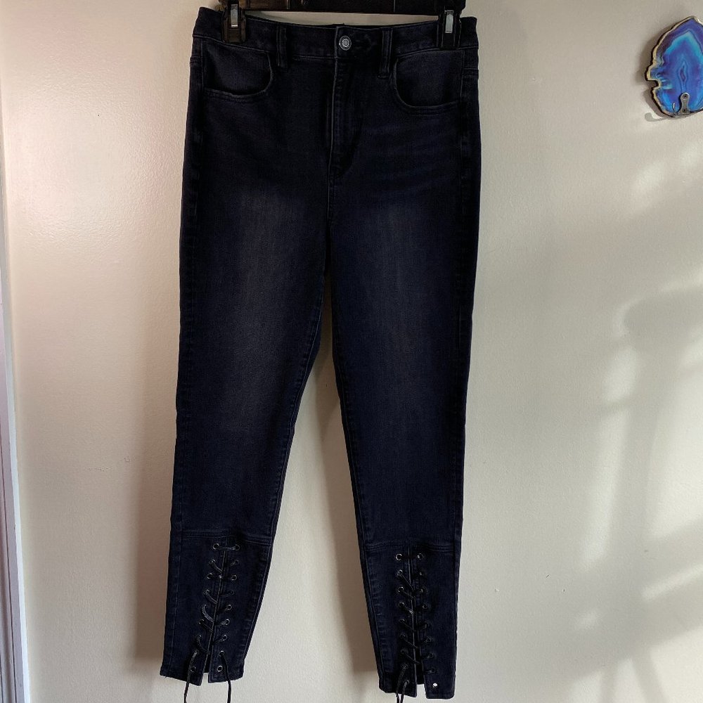 American Eagle Lace Up Jeans